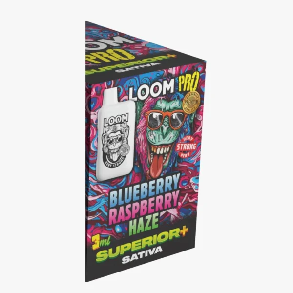 Blueberry Raspberry Haze – LOOM PRO 3ml Superior+ Sativa disposable vape