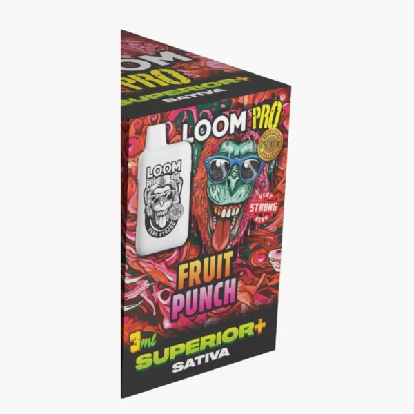 Fruit Punch – LOOM PRO 3ml Superior+ Sativa disposable vape