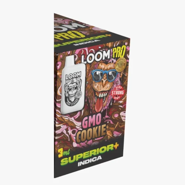GMO Cookie – LOOM PRO 3ml Superior+ Indica disposable vape