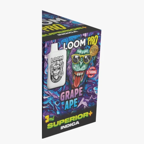 Grape Ape – LOOM PRO 3ml Superior+ Indica disposable vape
