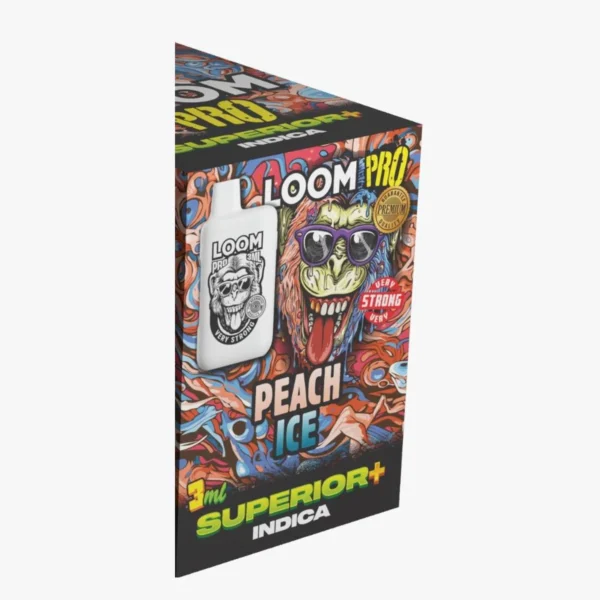 Peach Ice – LOOM PRO 3ml Superior+ Indica disposable vape