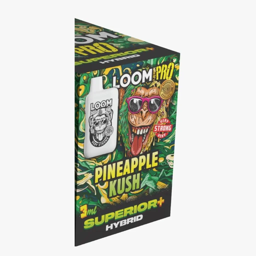 Pineapple Kush – LOOM PRO 3ml Superior+ Hybrid disposable vape