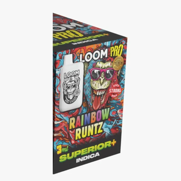 Rainbow Runtz – LOOM PRO 3ml Superior+ Indica disposable vape