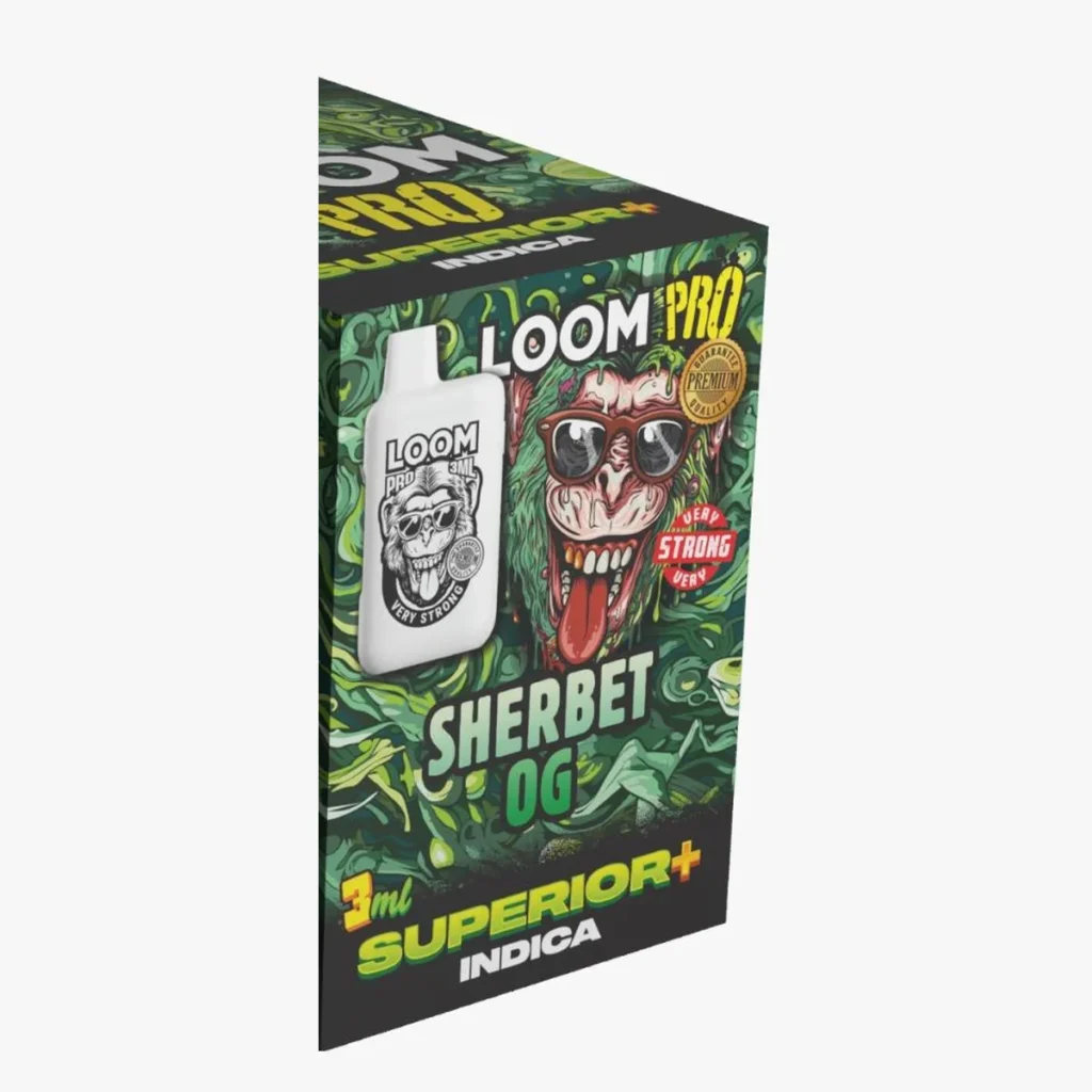 Sherbet OG – LOOM PRO 3ml Superior+ Indica disposable vape