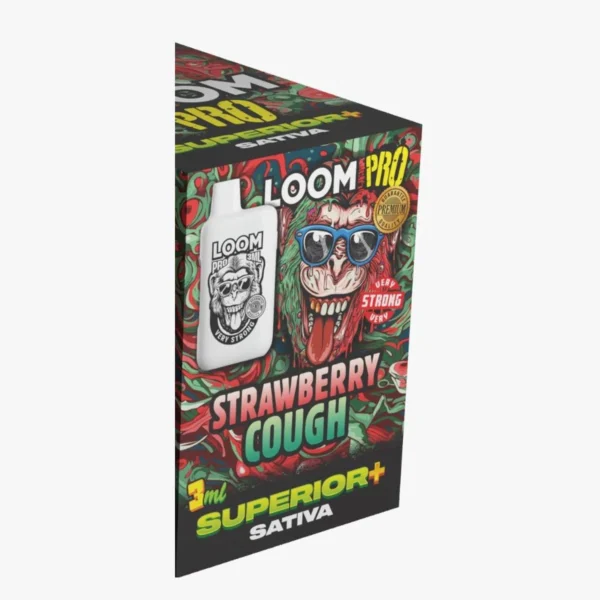 Strawberry Cough – LOOM PRO 3ml Superior+ Sativa disposable vape